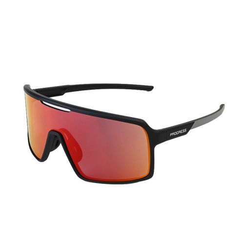 VISION RED-R BLK/GRY sportovn slunen brle - UNI-ern mat./ed