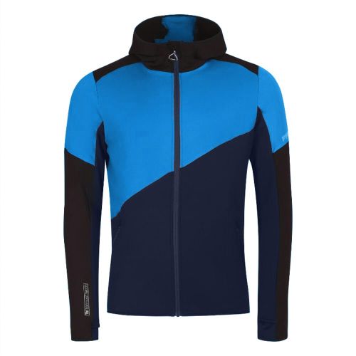 TERRITORY HOODY  pnsk funkn sportovn mikina - M-ern/sv.modr/tm.modr